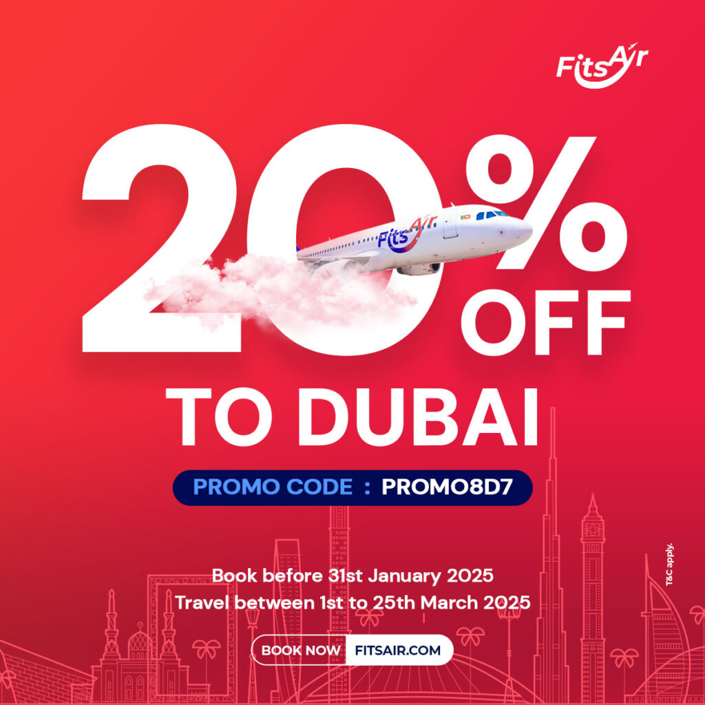 20% Off All Dubai Flights!