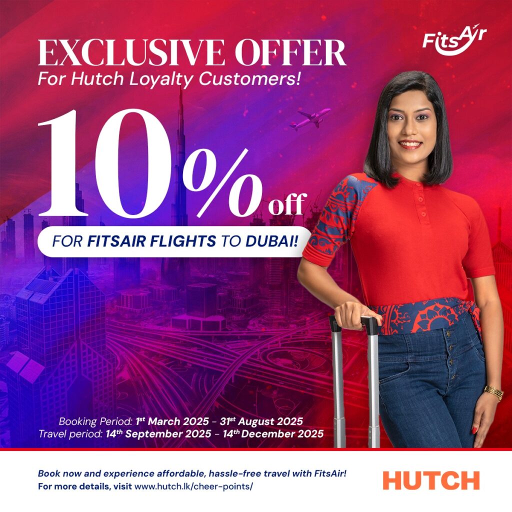 10% Off Dubai Flights for Hutch Loyalty Customers