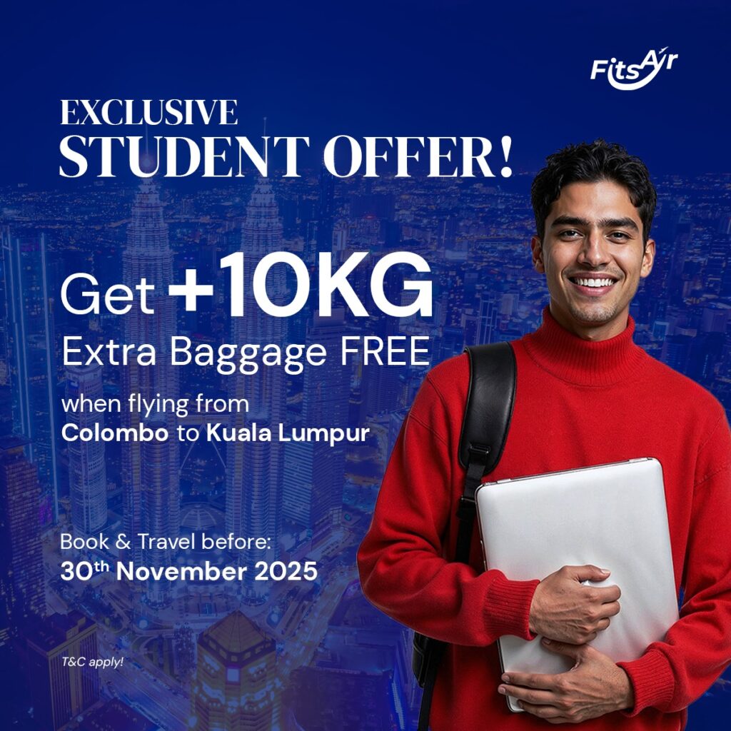 Extra 10KG Baggage Allowance for Students to KUL